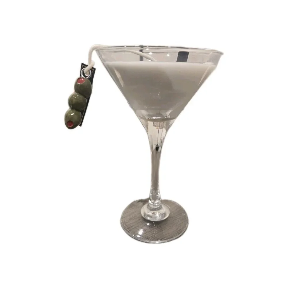 New Retro Large Dirty Martini W/ Olives Candle Home Decor Gift Mother Birthday